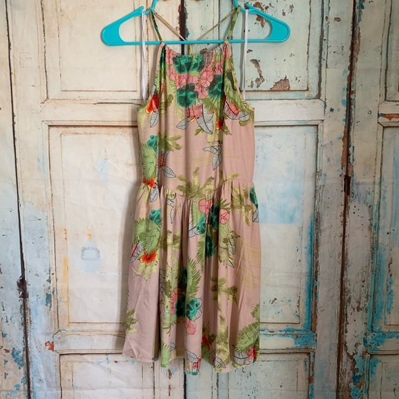 Somedays Lovin Dresses & Skirts - Somedays Lovin halter tropical dress with pockets